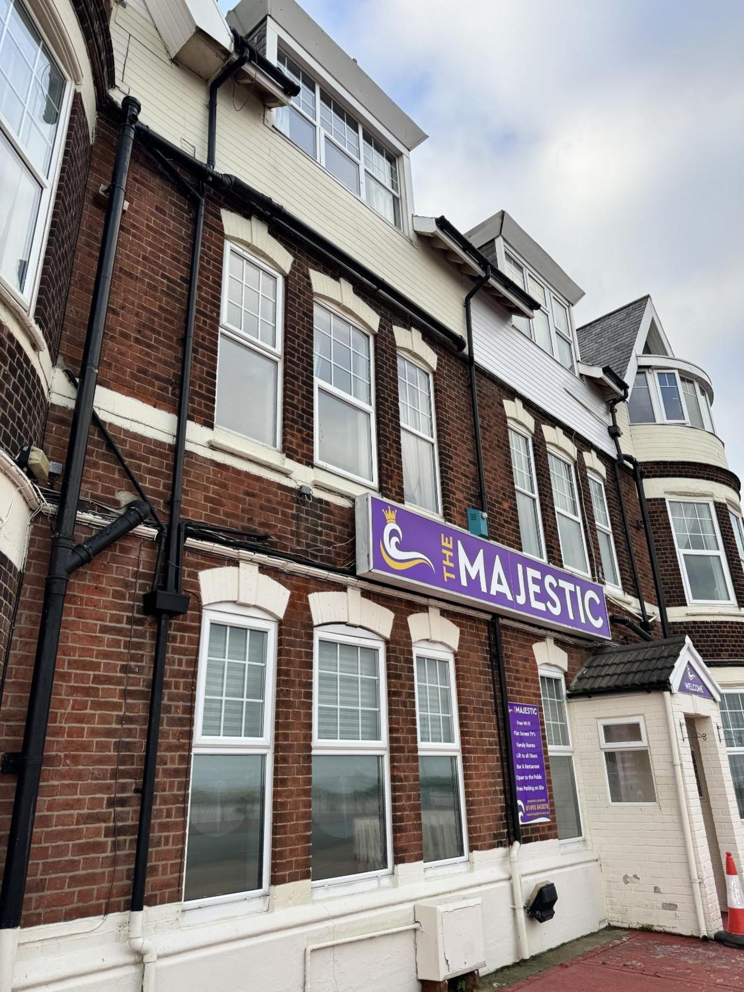 The Majestic Bed & Breakfast Great Yarmouth Eksteriør bilde